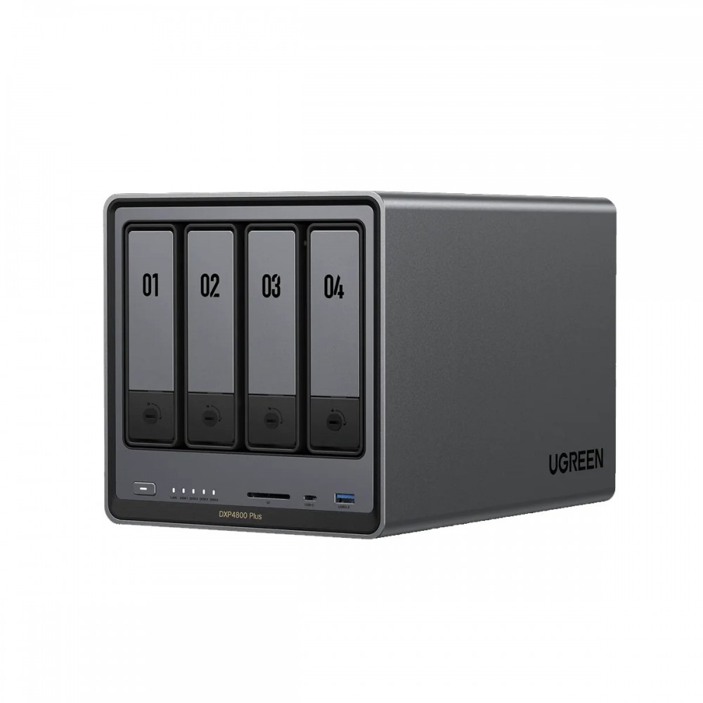 UGREEN DXP4800 Plus NASync 4-Bay NAS Intel Pentium 8505 10GbE 2.5GbE NVMe Personal Cloud Storage