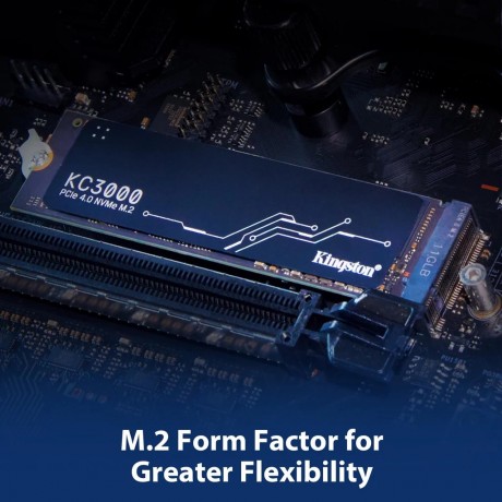 Kingston KC3000 PCIe 4.0 NVMe M.2 2280 High-Performance Internal Storage SSD SKC3000S - (512GB/1024GB/2048GB)