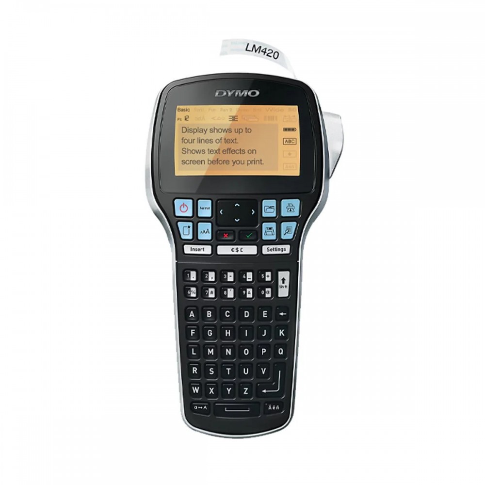 DYMO LabelManager 420P High-Performance Label Maker Portable Rechargeable Barcode Printing USB PC Mac Office Industrial Use